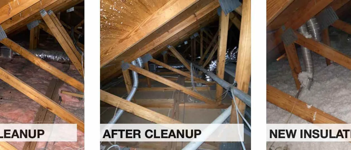 Attica Air Duct Cleaners installing blow-in attic insulation in an Orlando home