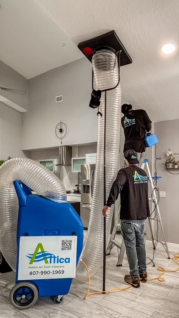 Attica Cleaners professional technician